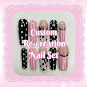 💅 Custom Re-Creation Press-On Nails (Made to Order)